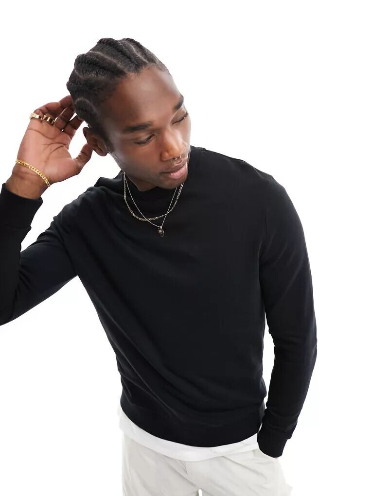 Черный свитшот ASOS
Черный свитшот ASOS