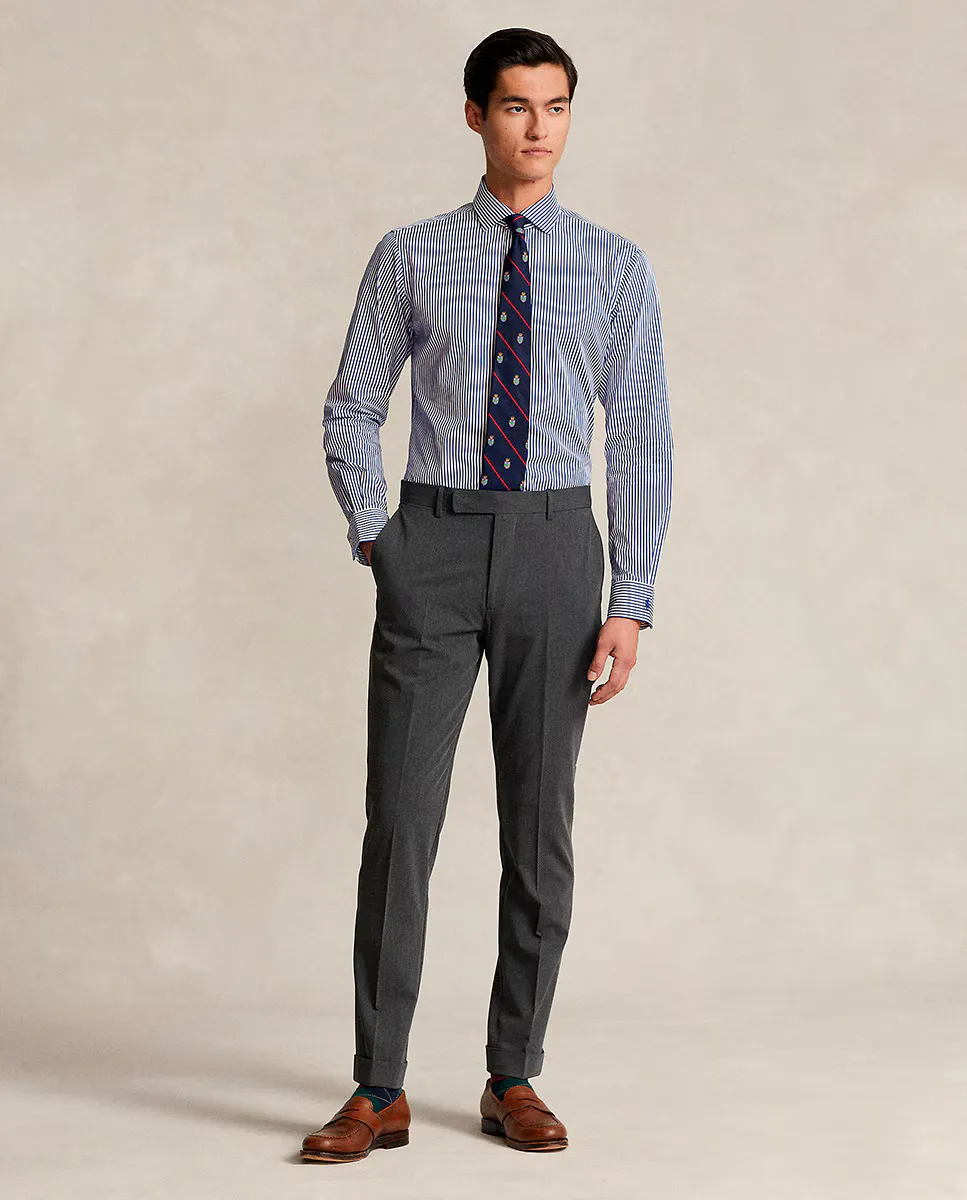 Мужские классические брюки узкого кроя из эластичного твила Polo Ralph Lauren, цвет Gris Plomo
Мужские классические брюки узкого кроя из эластичного твила Polo Ralph Lauren, цвет Gris Plomo