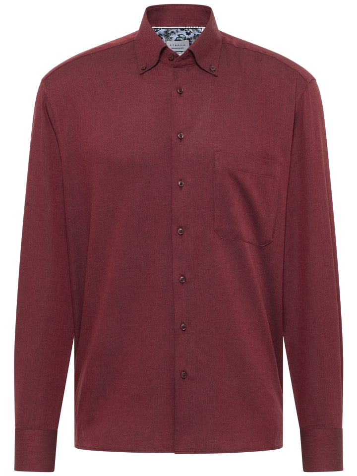 Рубашка COMFORT FIT бордового цвета Eterna
Рубашка COMFORT FIT бордового цвета Eterna
