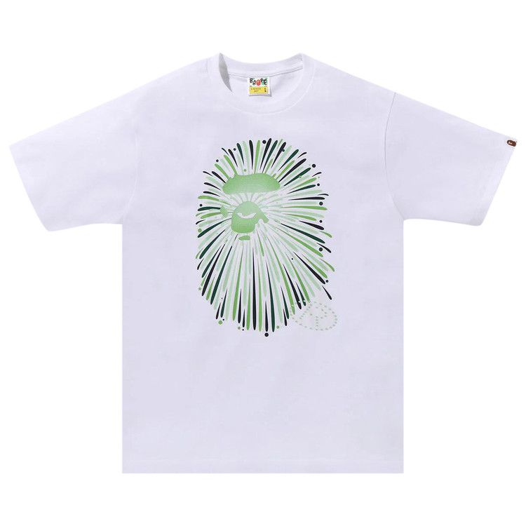 Футболка BAPE Ape Head Firework Tee #1, White/Green
Футболка BAPE Ape Head Firework Tee #1, White/Green
