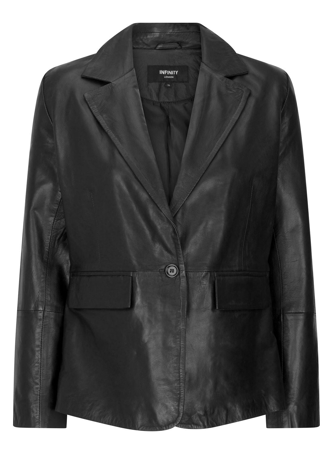 Черный классический блейзер на 1 пуговице TruClothing
Черный классический блейзер на 1 пуговице TruClothing