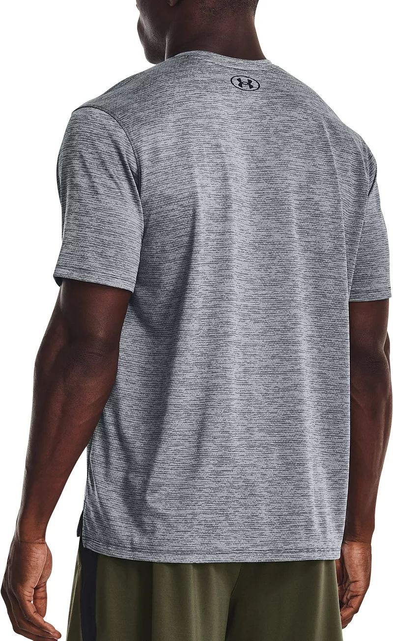 Мужская футболка с коротким рукавом Under Armour Tech Vent, цвет Pitch Gray/Black 
Мужская футболка с коротким рукавом Under Armour Tech Vent, цвет Pitch Gray/Black