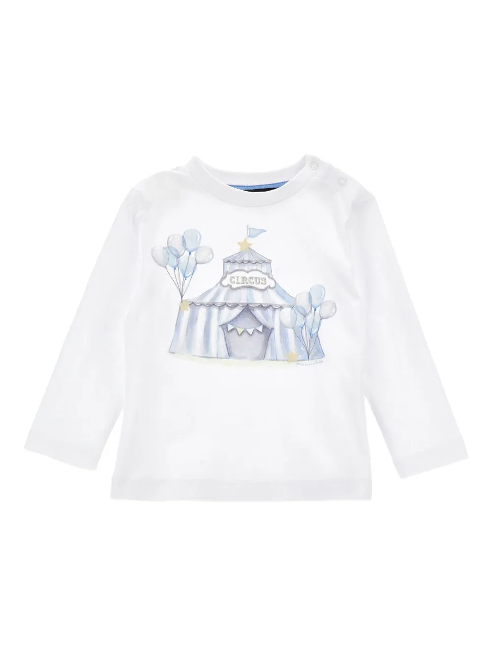 Футболка с длинными рукавами и принтом Monnalisa, белый
Футболка с длинными рукавами и принтом Monnalisa, белый