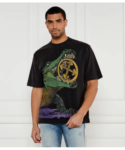 Футболка с большим крокодилом Loose fit Off White, черный
Футболка с большим крокодилом Loose fit Off White, черный