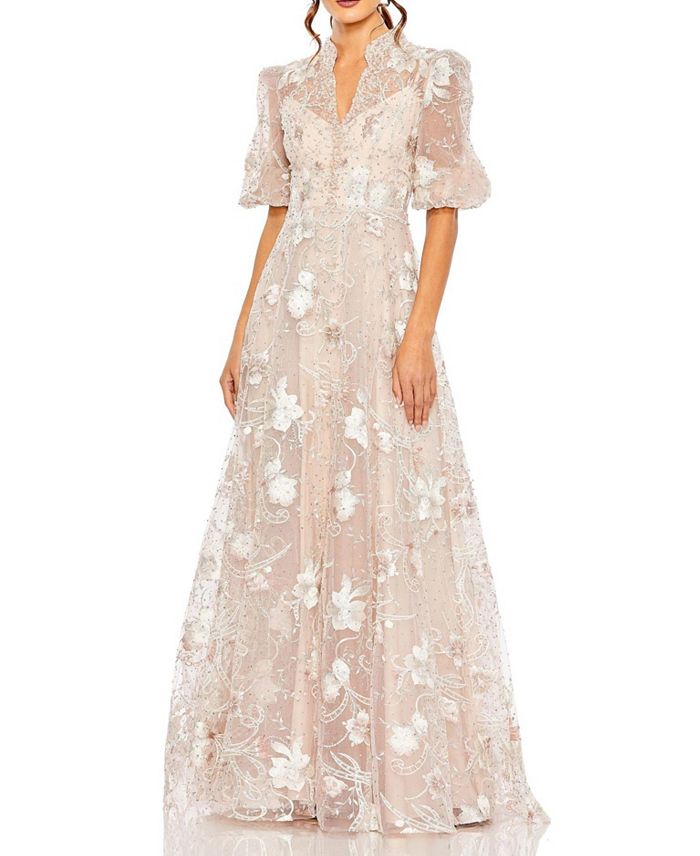 Платье с рукавами-фонариками и силуэтом "трапеция" Queen Anne Mac Duggal, розовый
Платье с рукавами-фонариками и силуэтом "трапеция" Queen Anne Mac Duggal, розовый