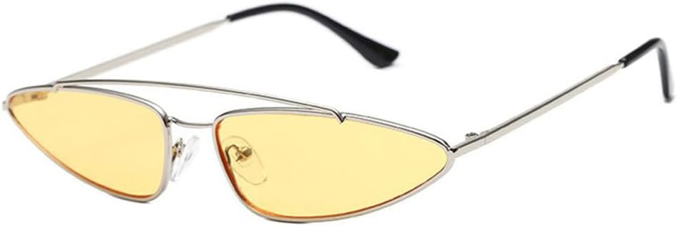 Ретро-солнцезащитные очки в стиле стимпанк для женщин и мужчин, модные, металлические, треугольные, разноцветные, прозрачные, стильные, с защитой от УФ-излучения UV400, подарок KTUCN, Silver Yellow
Ретро-солнцезащитные очки в стиле стимпанк для женщин и мужчин, модные, металлические, треугольные, разноцветные, прозрачные, стильные, с защитой от УФ-излучения UV400, подарок KTUCN, Silver Yellow