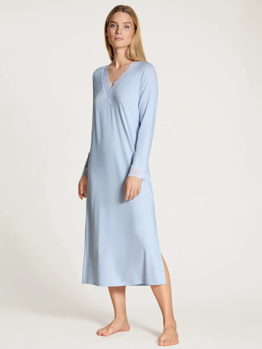 Ночная рубашка CALIDA с эффектными кружевными деталями, цвет Harmony Blue
Ночная рубашка CALIDA с эффектными кружевными деталями, цвет Harmony Blue