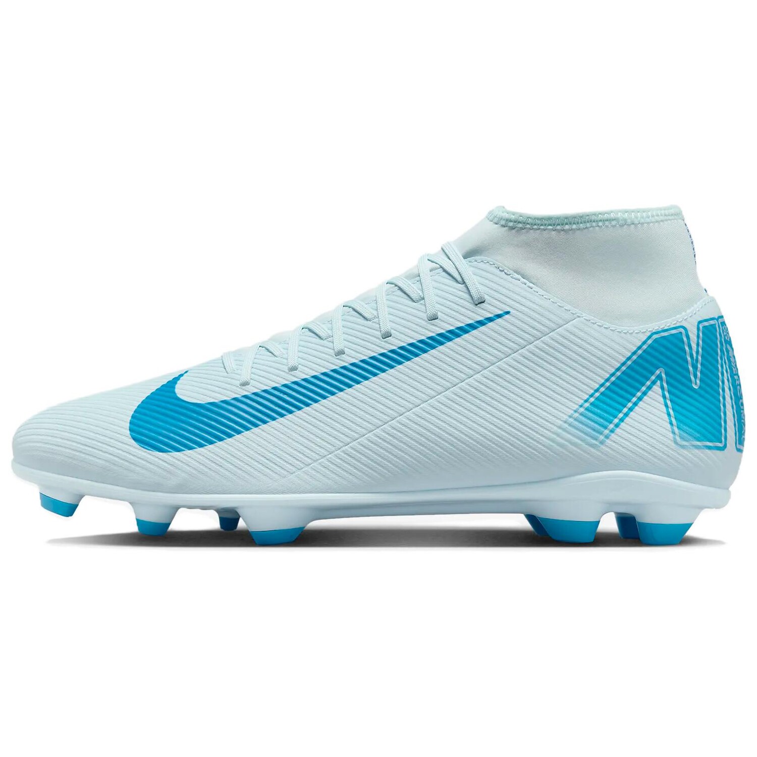 Футбольные бутсы Mercurial Superfly 10 унисекс с высоким верхом Glacier Blue / Orbit Blue Nike
Футбольные бутсы Mercurial Superfly 10 унисекс с высоким верхом Glacier Blue / Orbit Blue Nike