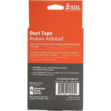 Клейкая лента — 2 шт. S.O.L Survive Outdoors Longer, цвет One Color
Клейкая лента — 2 шт. S.O.L Survive Outdoors Longer, цвет One Color