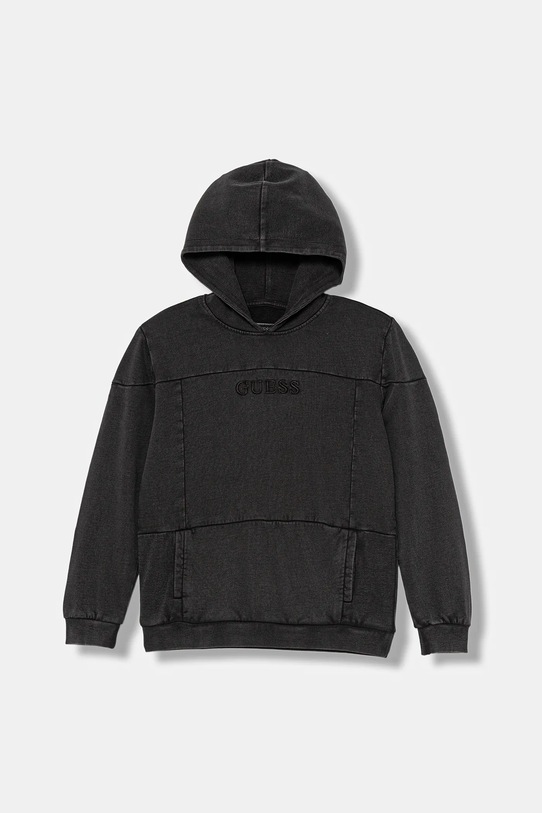 Детская хлопковая толстовка Guess, черный
Детская хлопковая толстовка Guess, черный