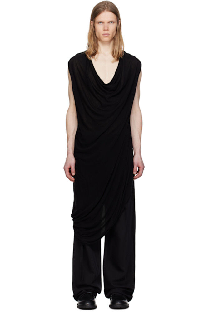 Черный драпированный топ Julius
Черный драпированный топ Julius