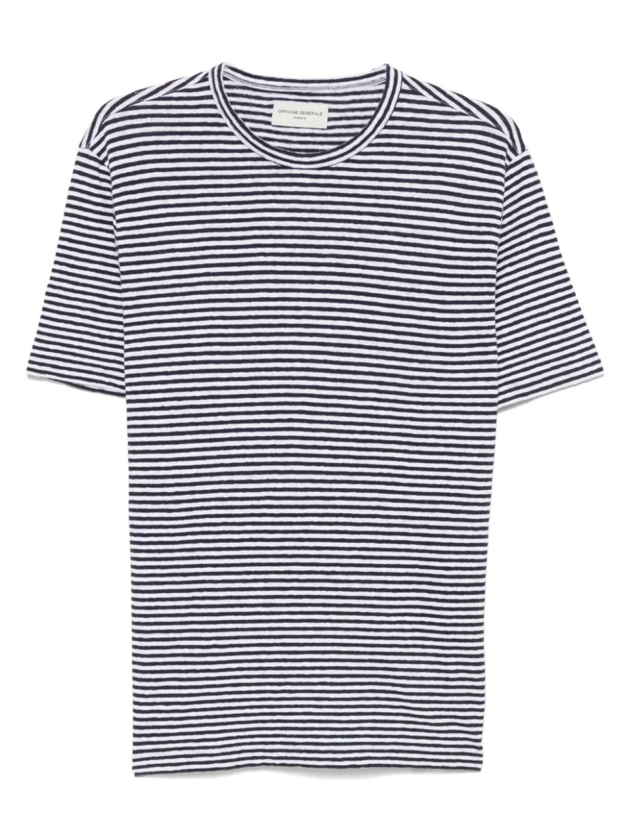 Полосатая футболка Officine Generale, синий
Полосатая футболка Officine Generale, синий