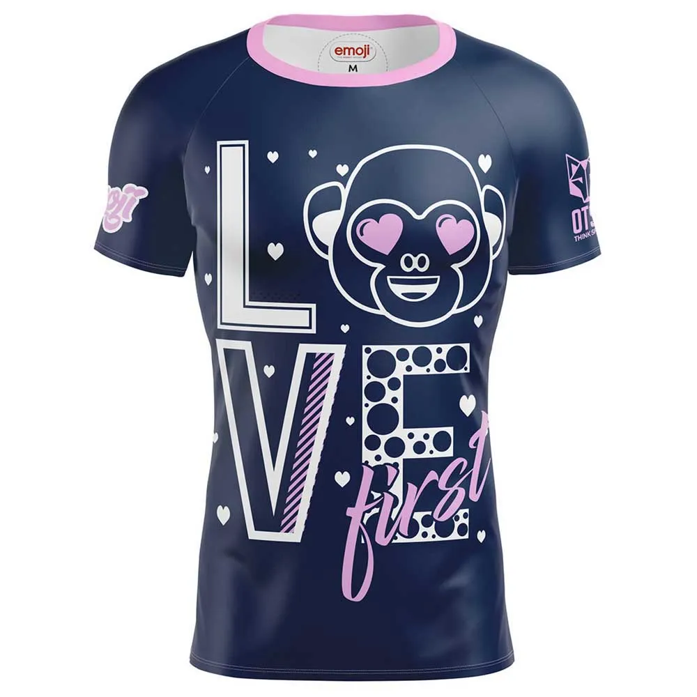 Футболка с коротким рукавом Otso Emoji Love First, синий
Футболка с коротким рукавом Otso Emoji Love First, синий