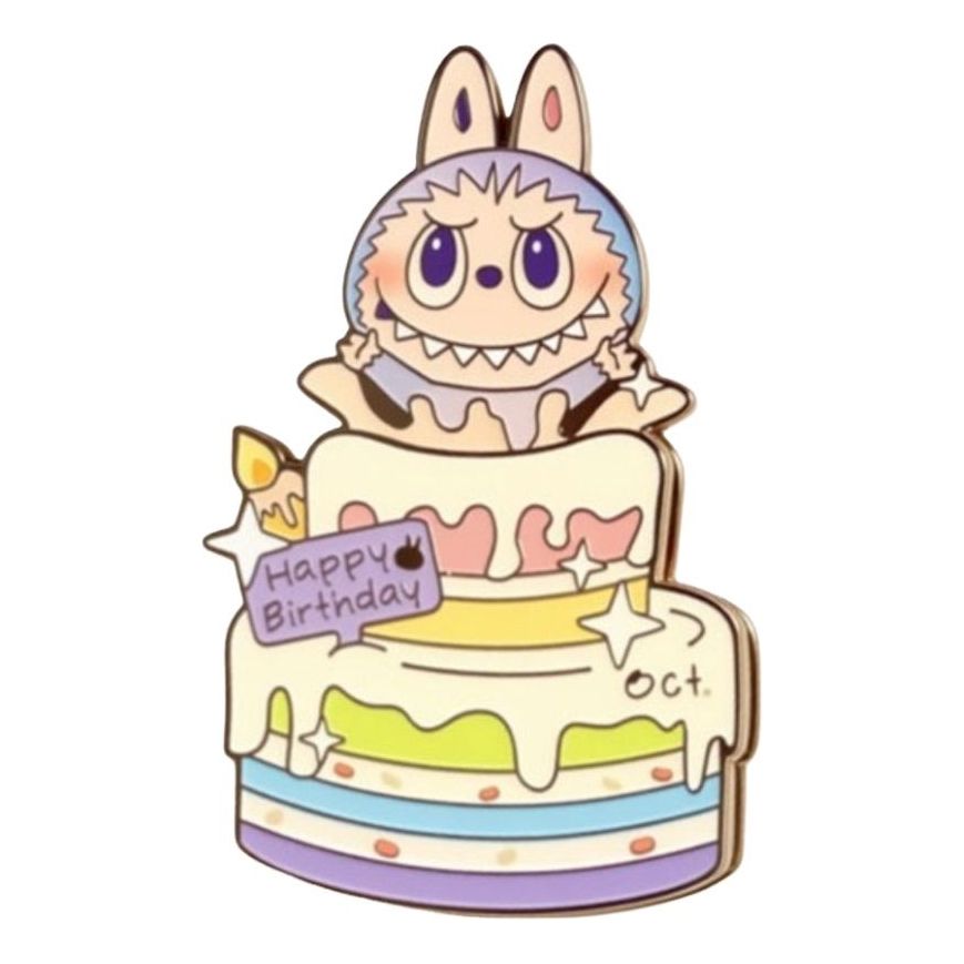 Значок Pop Mart Labubu Birthday Badge
Значок Pop Mart Labubu Birthday Badge