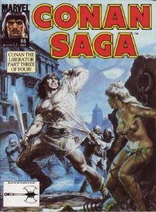 Conan Saga No. 55 : October 1991 (Marvel Comics)
Conan Saga No. 55 : October 1991 (Marvel Comics)
