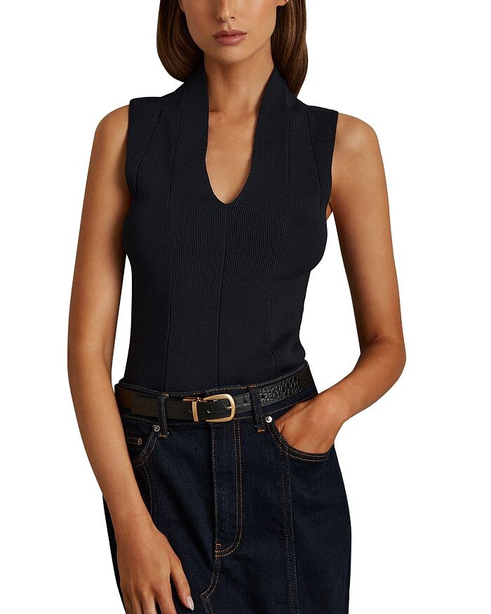 Вязаная майка REISS Kimmy, синий
Вязаная майка REISS Kimmy, синий