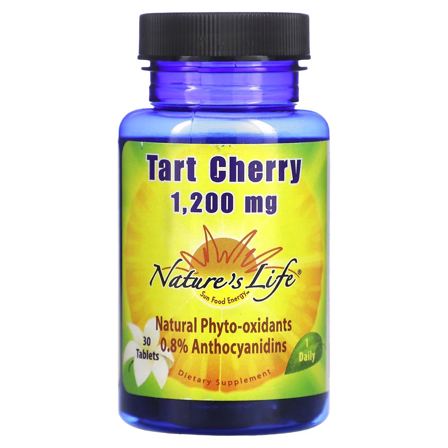 Добавка Nature's Life Tart Cherry 1200 мг, 30 таблеток
Добавка Nature's Life Tart Cherry 1200 мг, 30 таблеток