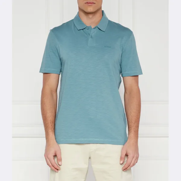 Рубашка-Поло стандартного кроя Boss, синий 
Рубашка-Поло стандартного кроя Boss, синий