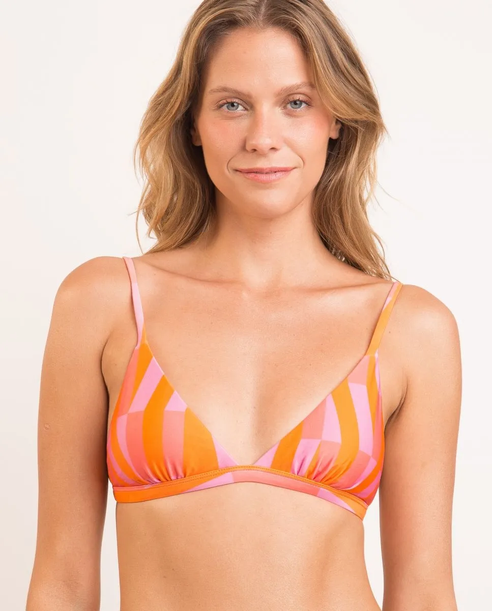 Верх бикини с треугольными чашечками и принтом Río de Sol, оранжевый
Верх бикини с треугольными чашечками и принтом Río de Sol, оранжевый