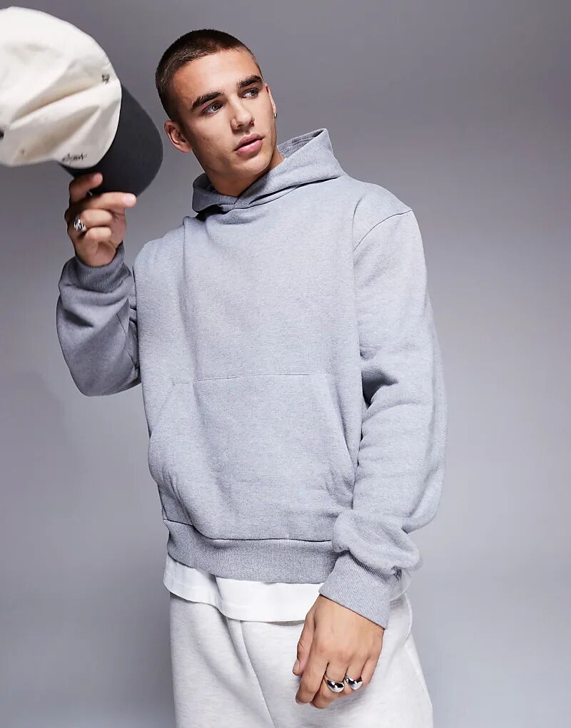 Премиальная толстовка свободного кроя с капюшоном плотностью 400 г/м² серого меланжевого цвета ASOS DESIGN
Премиальная толстовка свободного кроя с капюшоном плотностью 400 г/м² серого меланжевого цвета ASOS DESIGN