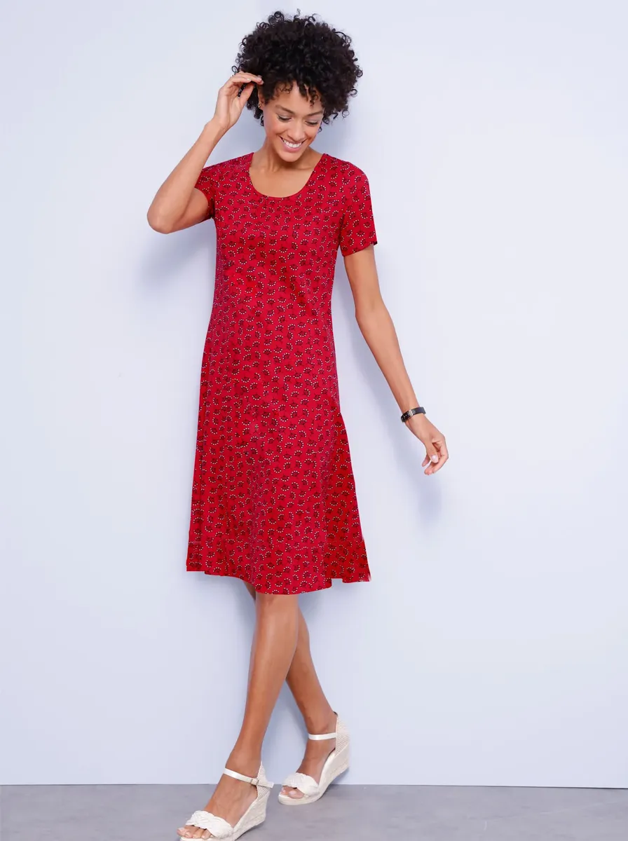 Классическое базовое платье из джерси "Jersey Dress" Classic Basics, цвет Erdbeere-Ecru-Bedruckt
Классическое базовое платье из джерси "Jersey Dress" Classic Basics, цвет Erdbeere-Ecru-Bedruckt