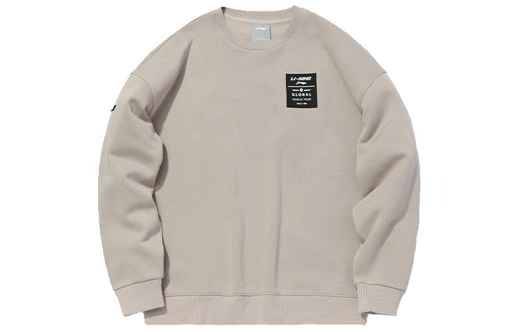 Толстовка унисекс светло-белый фиолетовый Lining, светло-белый/фиолетовый 
Толстовка унисекс светло-белый фиолетовый Lining, светло-белый/фиолетовый