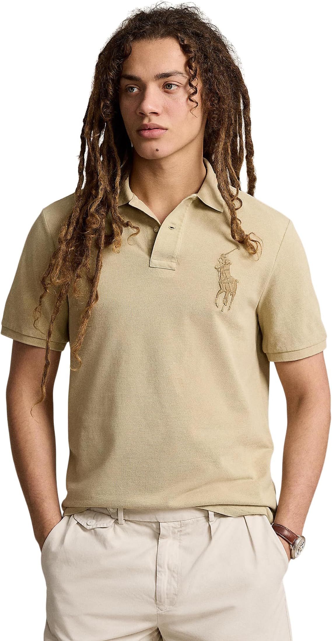 Футболка Polo Ralph Lauren Custom Slim Fit Big Pony Mesh Polo Shirt, цвет Coastal Beige
Футболка Polo Ralph Lauren Custom Slim Fit Big Pony Mesh Polo Shirt, цвет Coastal Beige