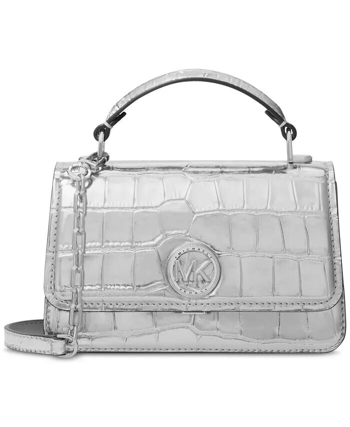 Сумка-чехол Delancey Small East West с верхней ручкой и цепочкой Michael Kors, серебряный
Сумка-чехол Delancey Small East West с верхней ручкой и цепочкой Michael Kors, серебряный