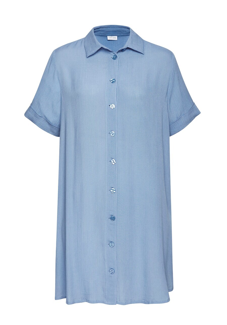 Блузка с коротким рукавом LASCANA Blouse, светло-синий
Блузка с коротким рукавом LASCANA Blouse, светло-синий