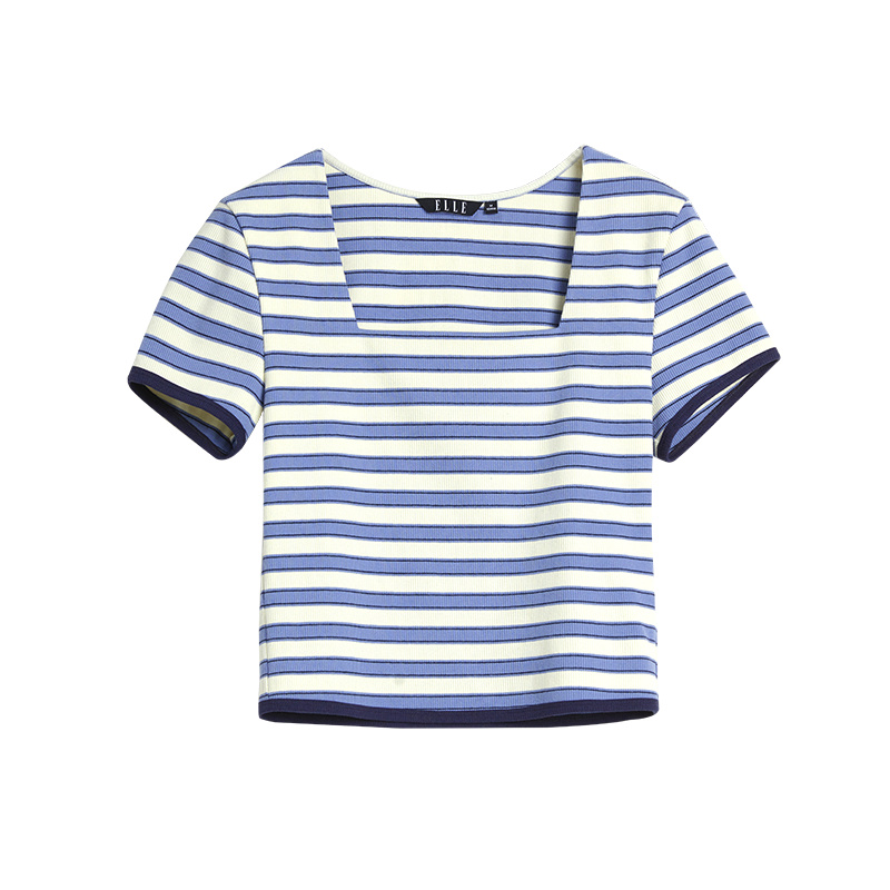 Футболка женская с квадратным вырезом умеренного прямого кроя ELLE, синий
Футболка женская с квадратным вырезом умеренного прямого кроя ELLE, синий
