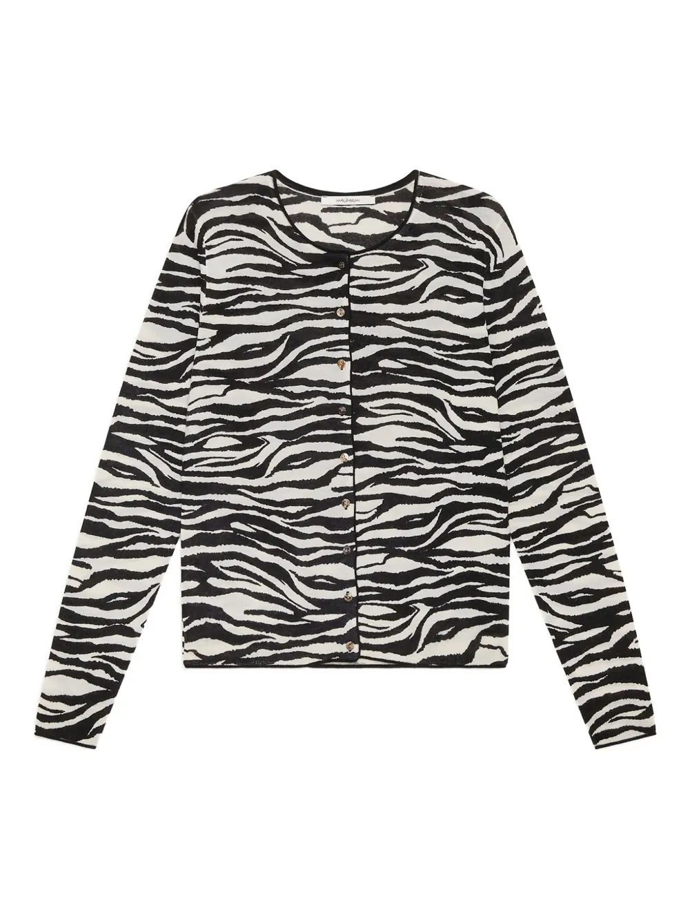 Кардиган с зебровым принтом Maliparmi, черный
Кардиган с зебровым принтом Maliparmi, черный