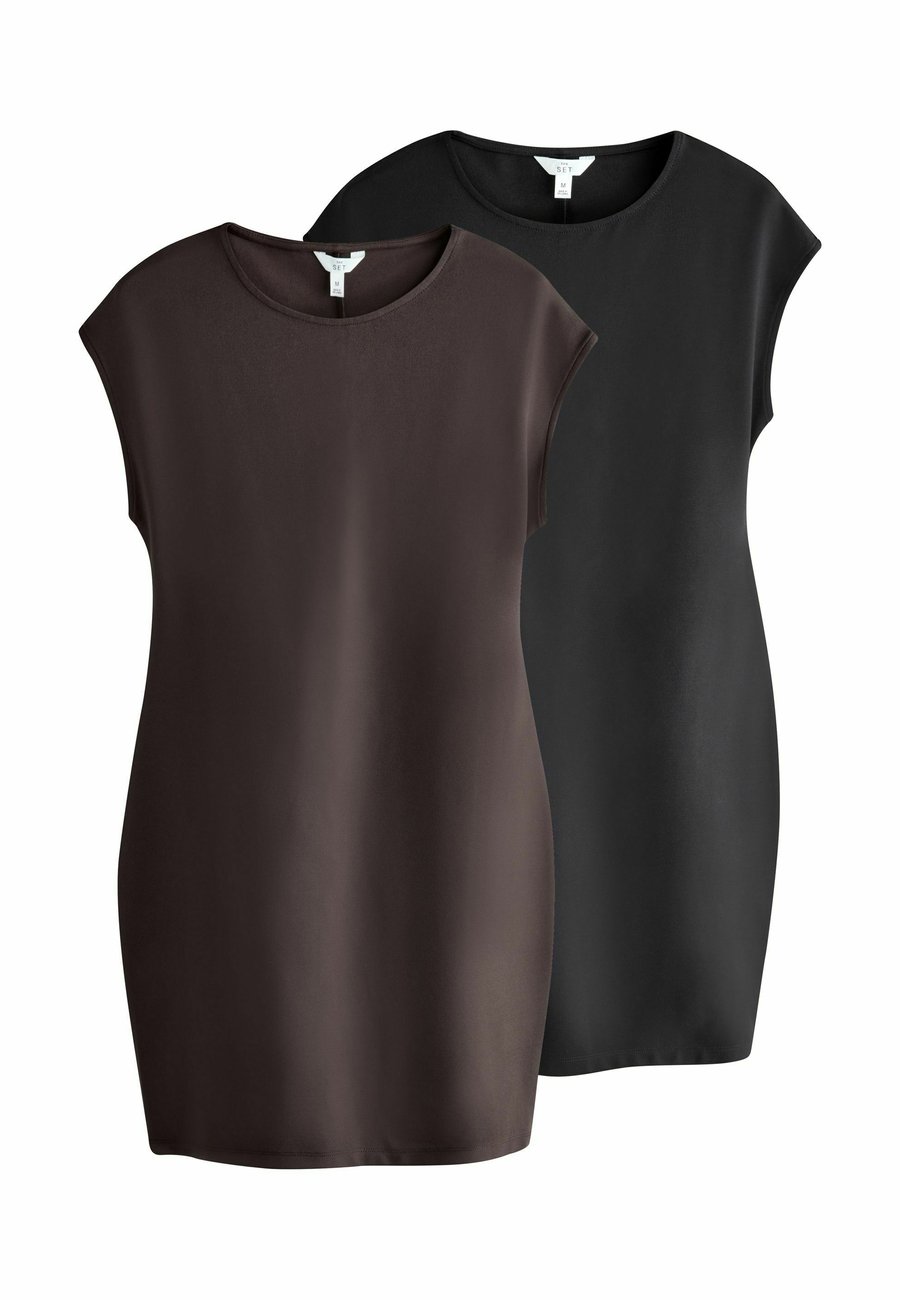 Платье THE SET 2 PACK, Black Brown/Black
Платье THE SET 2 PACK, Black Brown/Black