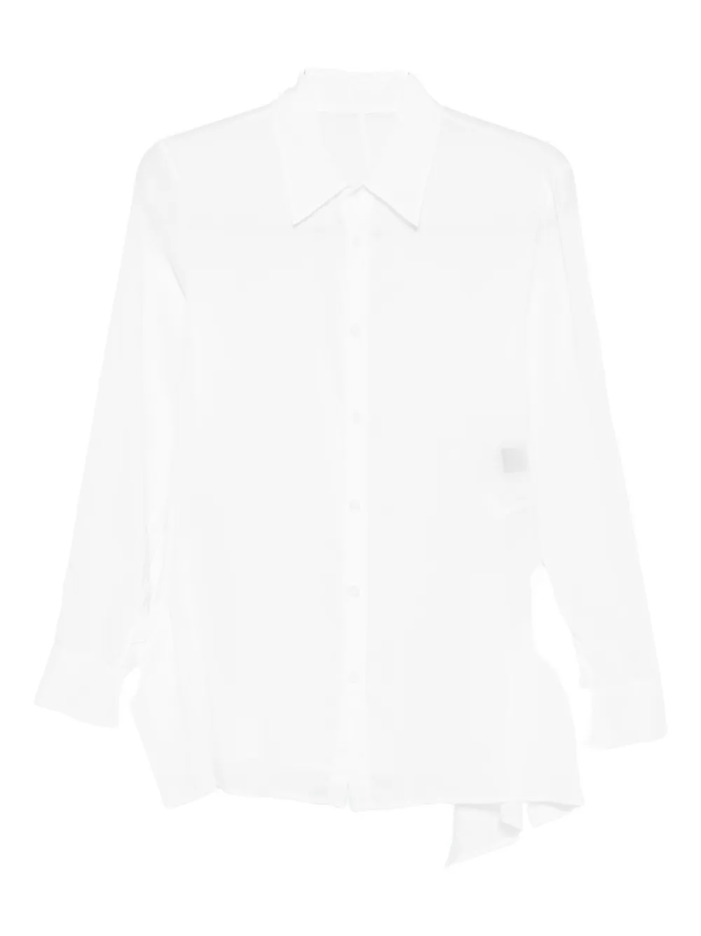 Расклешенная рубашка на пуговицах Yohji Yamamoto, белый
Расклешенная рубашка на пуговицах Yohji Yamamoto, белый