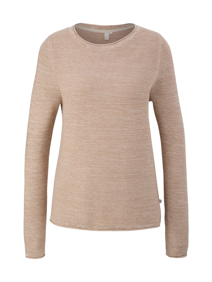 Вязаный свитер в цвете 82W0_песочный QS
Вязаный свитер в цвете 82W0_песочный QS