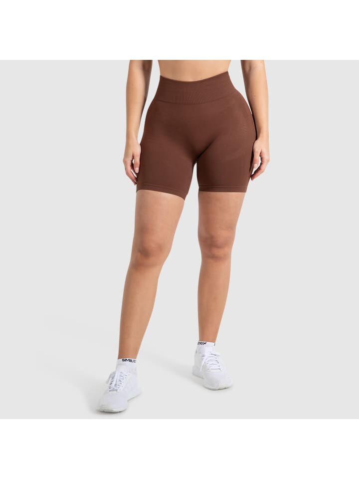 Спортивные шорты SMILODOX Maria Solid Scrunch, коричневый 
Спортивные шорты SMILODOX Maria Solid Scrunch, коричневый