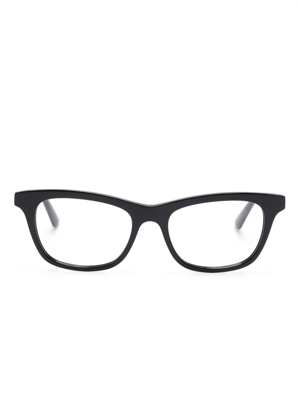 Очки в квадратной оправе Alexander McQueen, черный
Очки в квадратной оправе Alexander McQueen, черный
