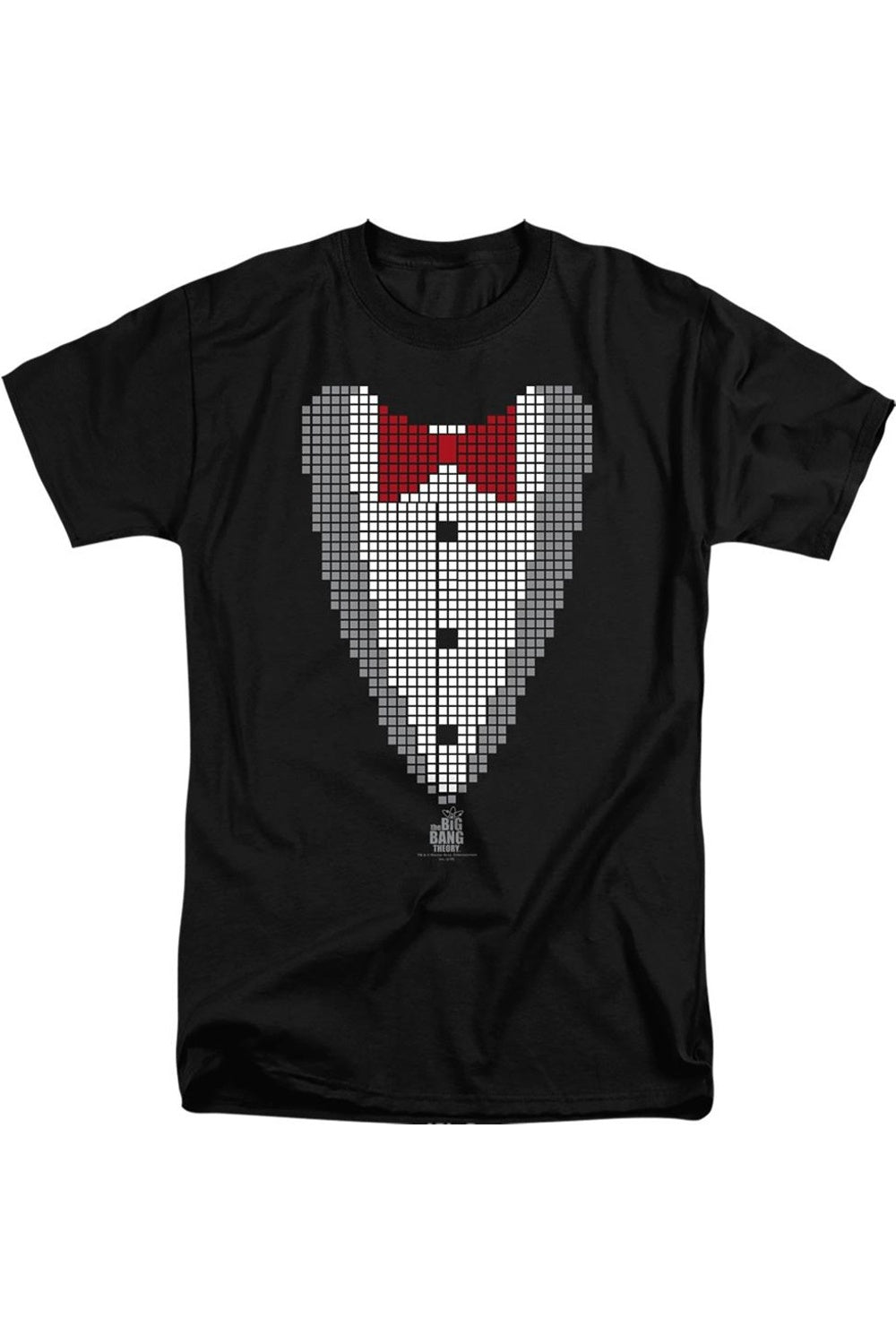 Теория большого взрыва пикселизированный смокинг короткий рукав взрослый высокий футболка / футболка Gildan, черный
Теория большого взрыва пикселизированный смокинг короткий рукав взрослый высокий футболка / футболка Gildan, черный