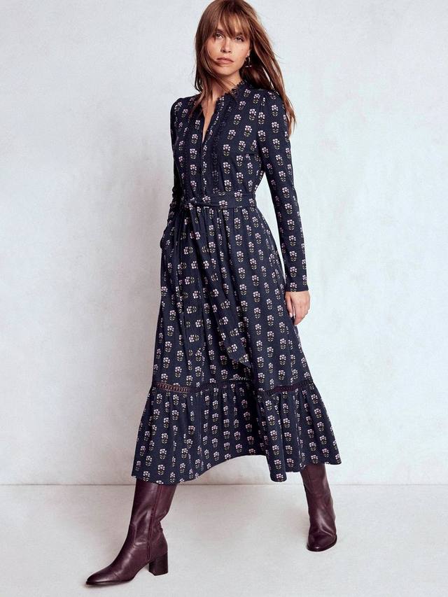 Платье Edwina миди с цветочным принтом из джерси Boden
Платье Edwina миди с цветочным принтом из джерси Boden