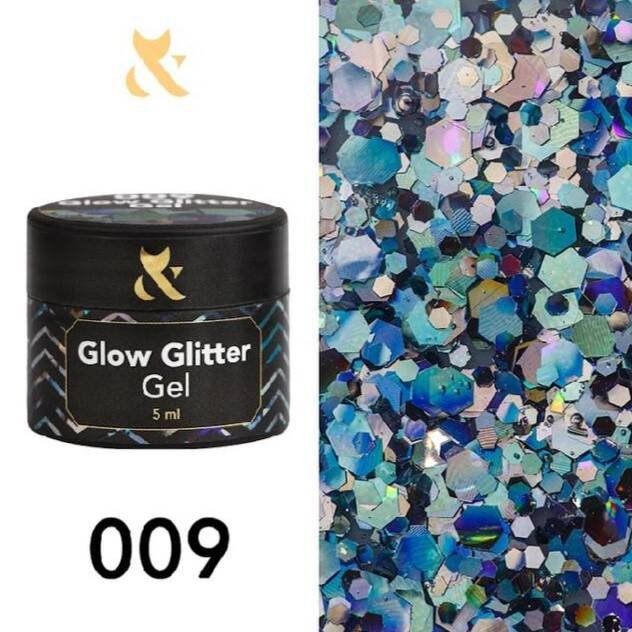 FOX Glow Glitter Gel 009 5 мл
FOX Glow Glitter Gel 009 5 мл