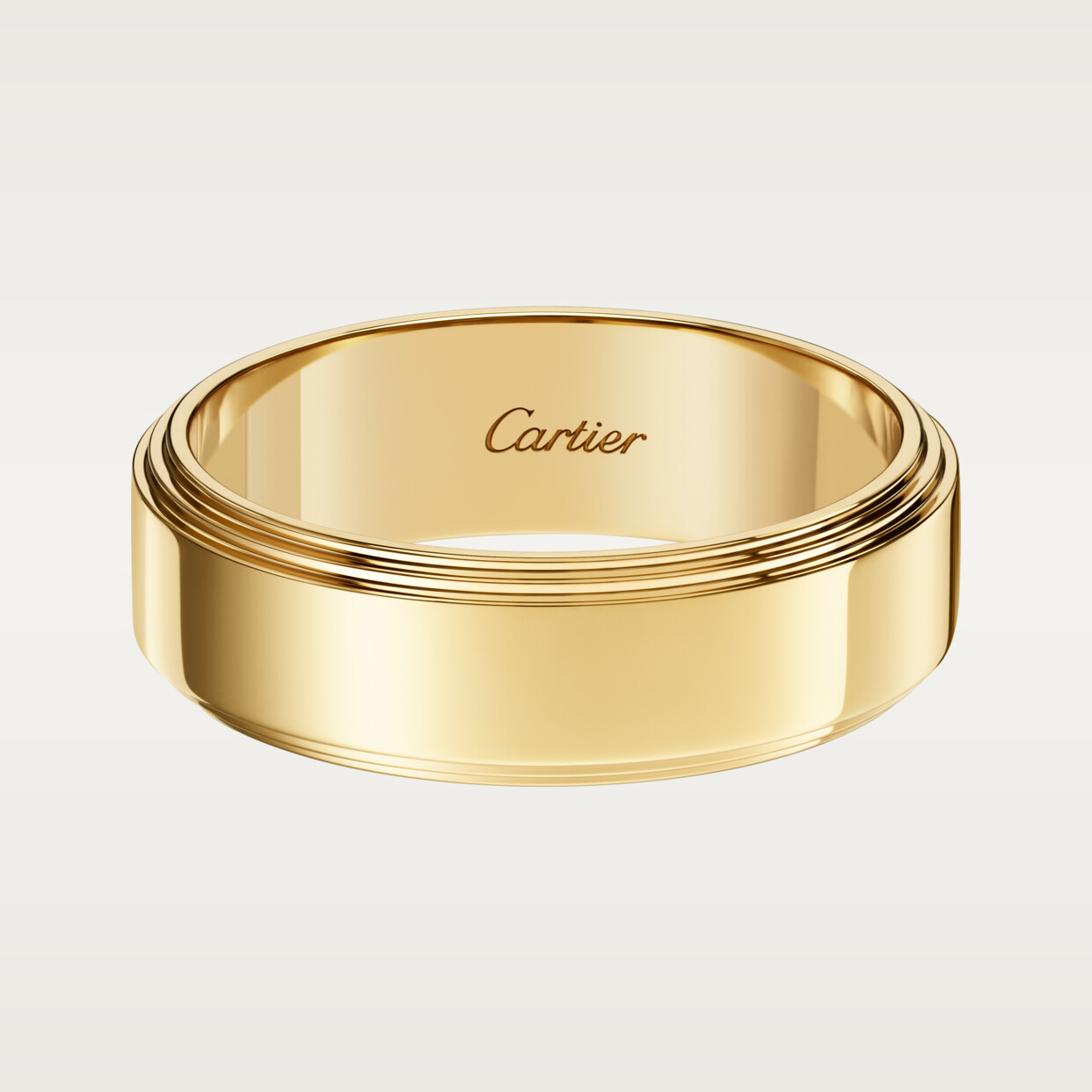 Обручальное кольцо Cartier Alliance Cartier d'Amour, ширина 6 мм, желтое золото