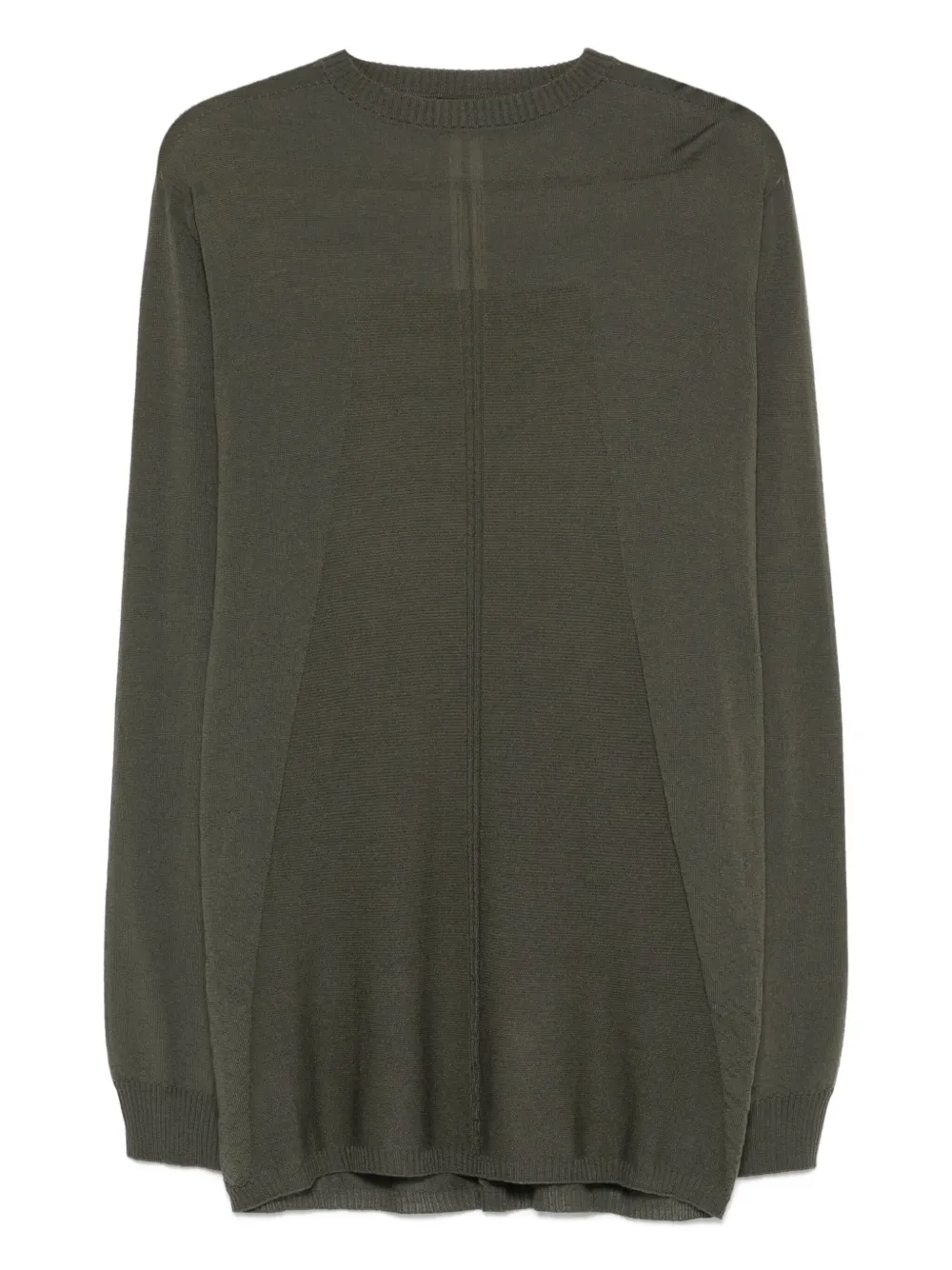 Шерстяной джемпер со вставками Rick Owens, зеленый
Шерстяной джемпер со вставками Rick Owens, зеленый