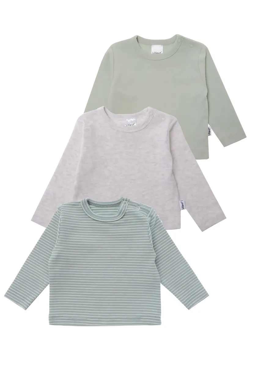 Рубашка Liliput с длинными рукавами, упаковка из трех штук, с кнопками на плече, цвет Mehrfarbig
Рубашка Liliput с длинными рукавами, упаковка из трех штук, с кнопками на плече, цвет Mehrfarbig