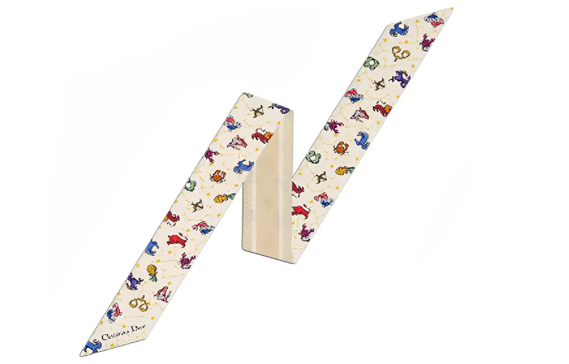 DIOR Шёлковый шарф женский белый, White
DIOR Шёлковый шарф женский белый, White