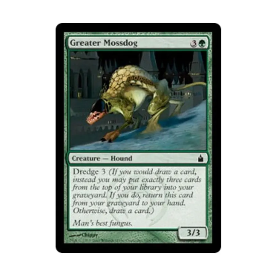 CCG Большой моссдог (C) (фольга), MTG - Ravnica
CCG Большой моссдог (C) (фольга), MTG - Ravnica