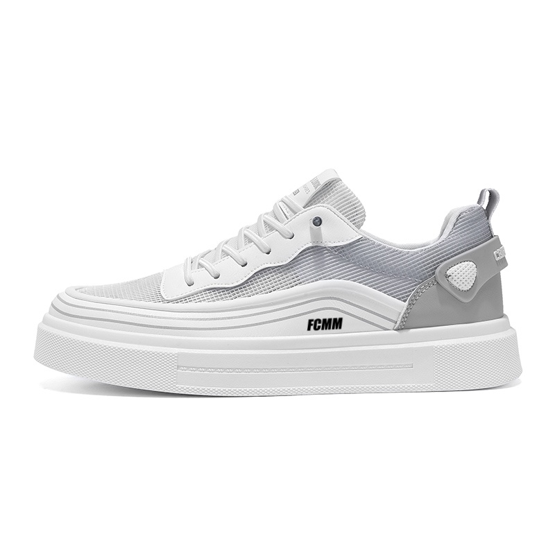Антискользящие износостойкие детские скейтерские кроссовки для подростков FCMM, белый/серый
Антискользящие износостойкие детские скейтерские кроссовки для подростков FCMM, белый/серый