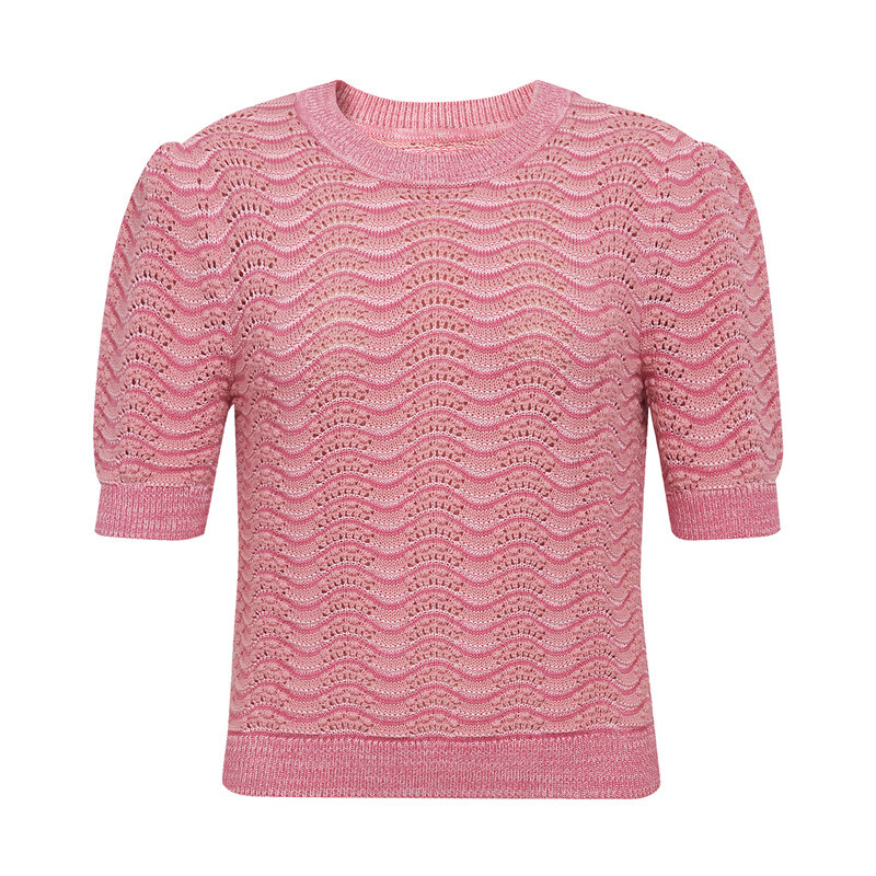 Вязаная женская кофта Deep Breath с круглым вырезом и волнистой текстурой, черно-белый
Вязаная женская кофта Deep Breath с круглым вырезом и волнистой текстурой, черно-белый