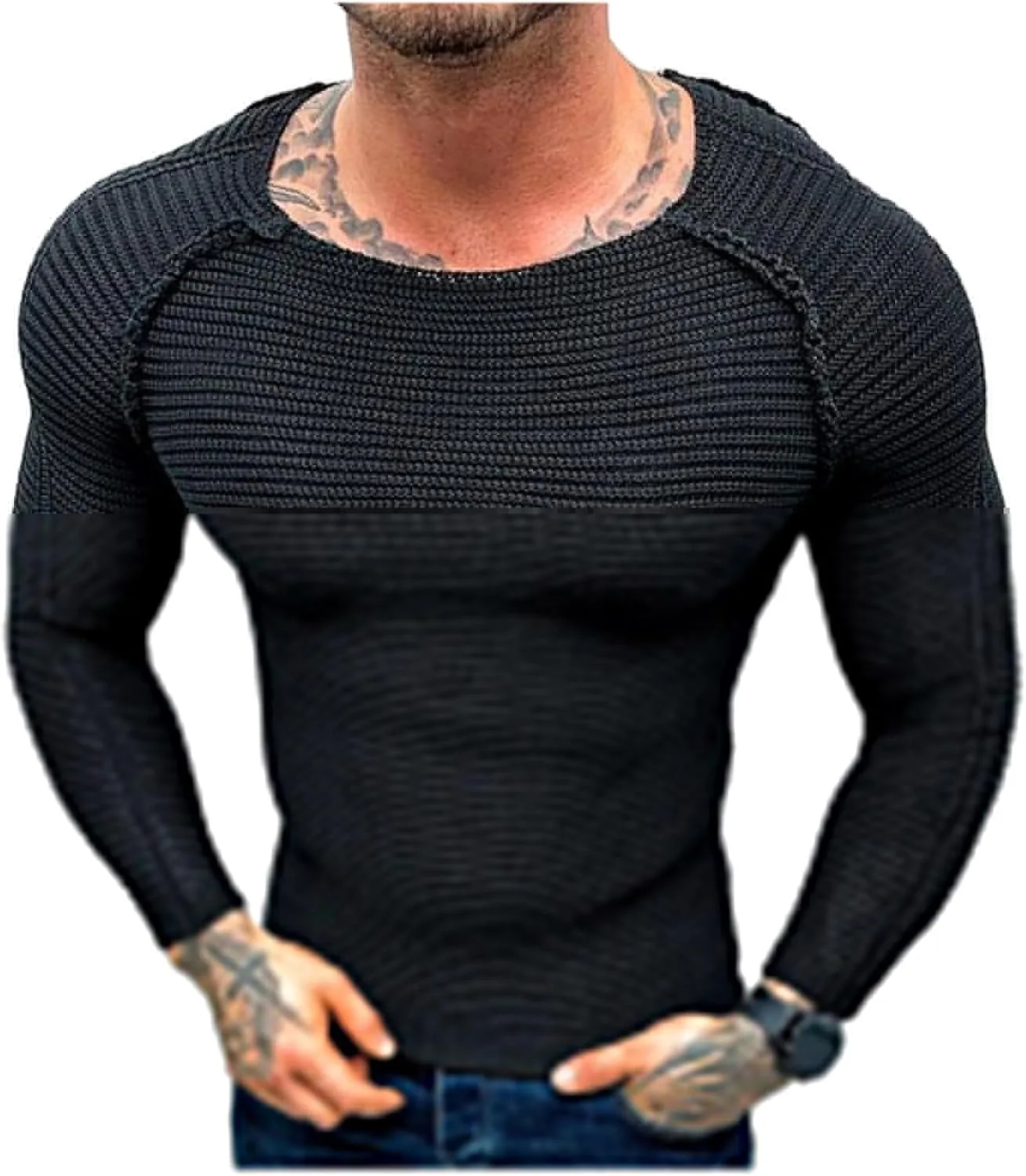 Мужской пуловер с длинным рукавом вязаный свитер Casual Slim Fit однотонный Mmoneyake
Мужской пуловер с длинным рукавом вязаный свитер Casual Slim Fit однотонный Mmoneyake