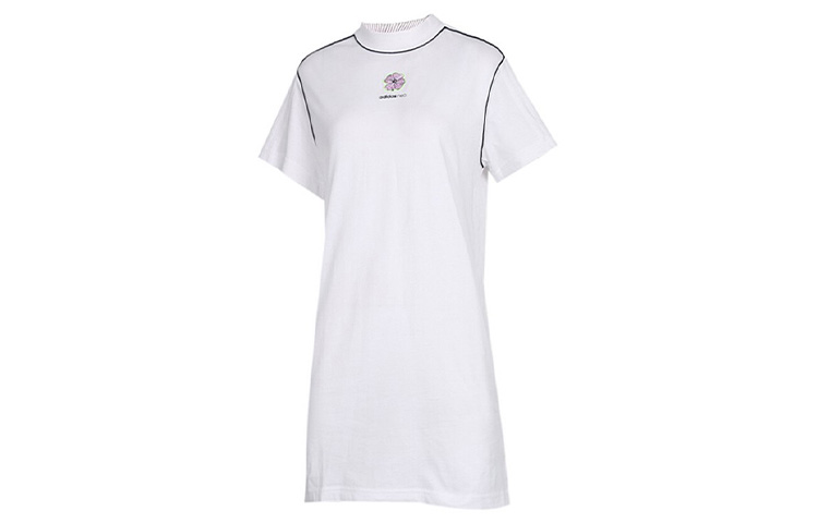 Женское белое платье с короткими рукавами Adidas Neo
Женское белое платье с короткими рукавами Adidas Neo