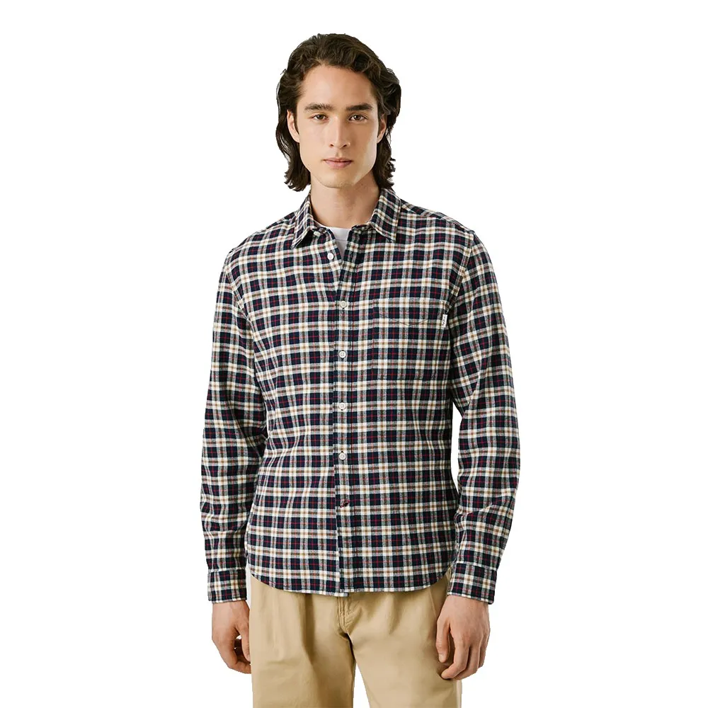 Рубашка Pepe Jeans Clermont, синий 
Рубашка Pepe Jeans Clermont, синий