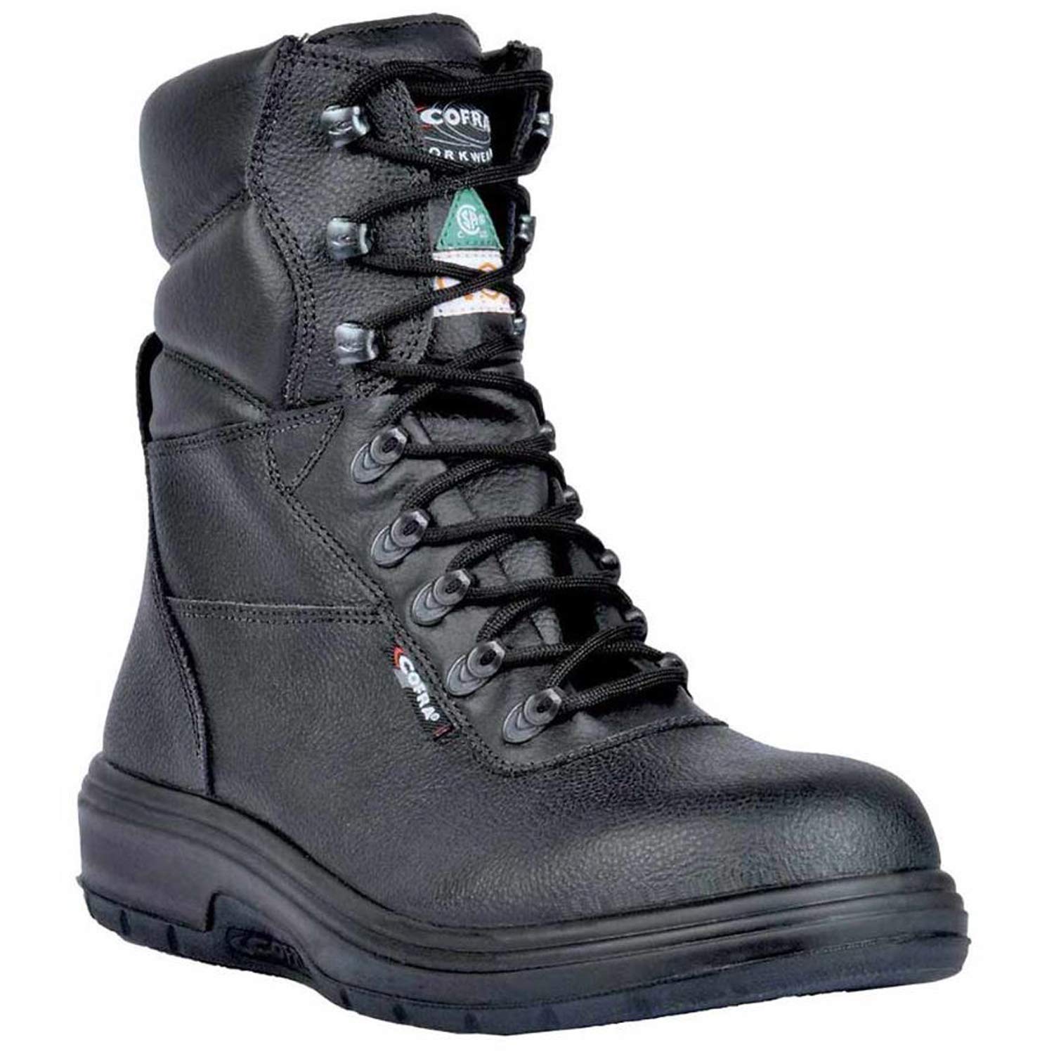 Кожаные ботинки COFRA - без протектора для асфальта US ROAD с композитным защитным носком и подошвой из нитриловой резины Heat Defender - размер 13, черный
Кожаные ботинки COFRA - без протектора для асфальта US ROAD с композитным защитным носком и подошвой из нитриловой резины Heat Defender - размер 13, черный